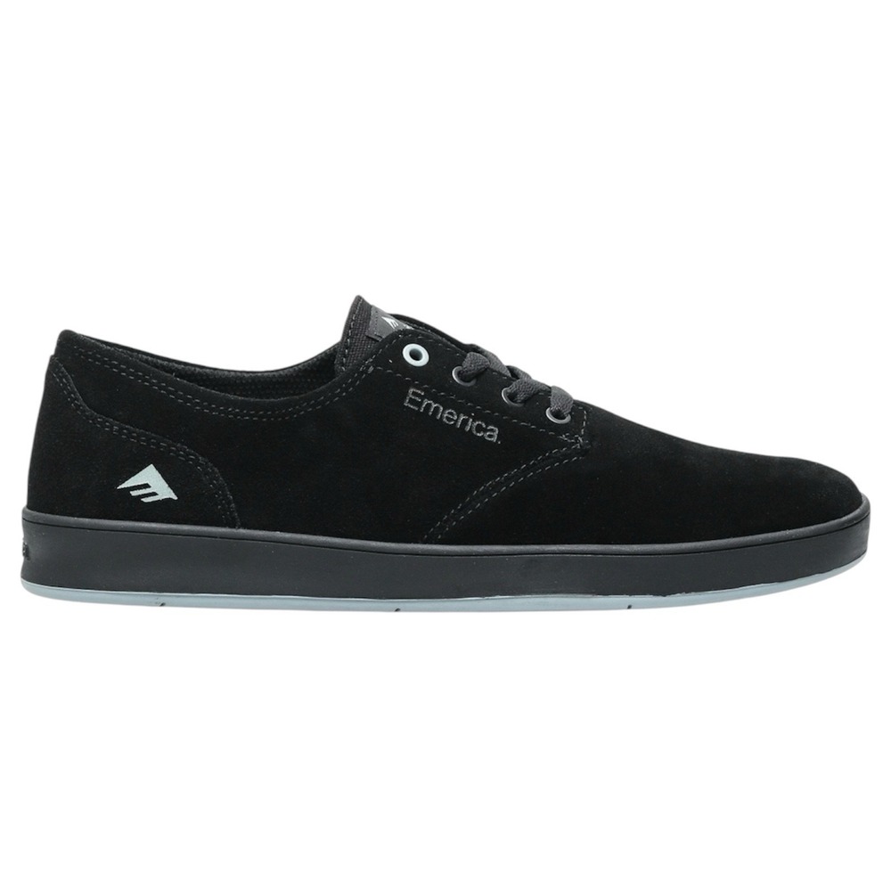 Emerica Romero Laced‎ Mens Skate Shoes Size 8 Black Suede Low Top Sneakers
